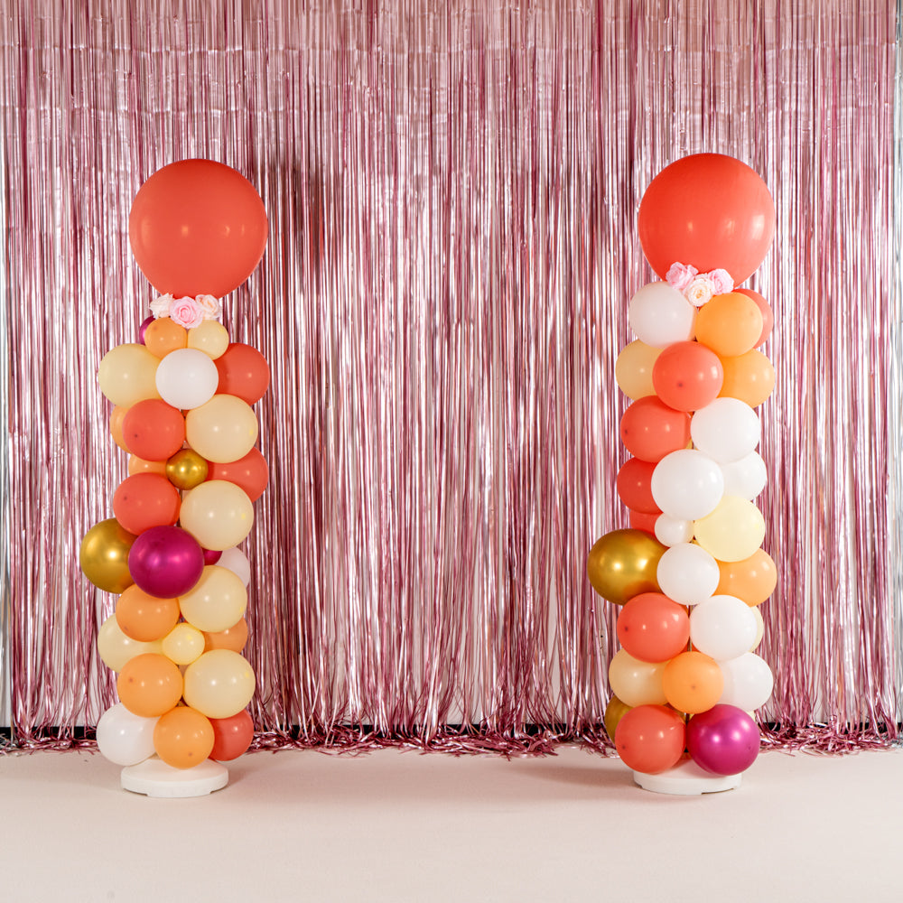 Balloonify Coral, Pink & Yellow Balloon Arch Garland Kit - 98 Piece Party Decorations for Birthdays, Weddings & Baby Showers | 1 Count Box