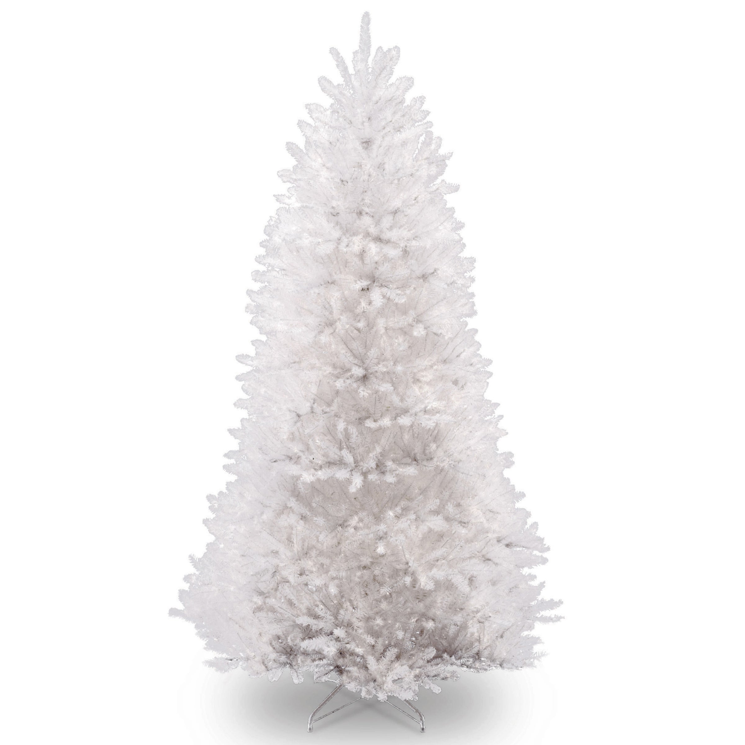7.5 ft. Dunhill White Fir Artificial Christmas Tree - Premium Holiday Decor for Home, Office & Party Decorations