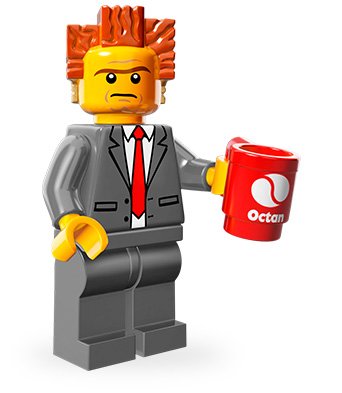 The Lego Movie President Business Minifigure - Official LEGO Collectible Toy for Kids & Adults - Perfect for Display, Play, and LEGO Movie Fans
