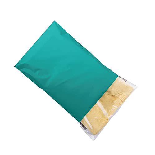 150 PCS 12x15.5 inch Poly Mailers - Self Adhesive Waterproof Shipping Envelopes | Durable Tear-Proof Mailing Bags for Office, Industrial & Postal Use | Gift Packaging Solution for Ecommerce, Retail & Online Sellers (Green)