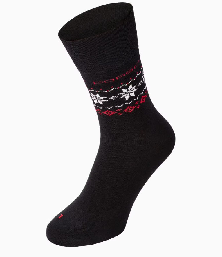 Porsche Socks Set for Men - 3 Pairs Premium Cotton Crew Socks - Perfect Gift for Christmas, Birthday & Car Enthusiasts - Ideal for Driving, Casual Wear & Sports