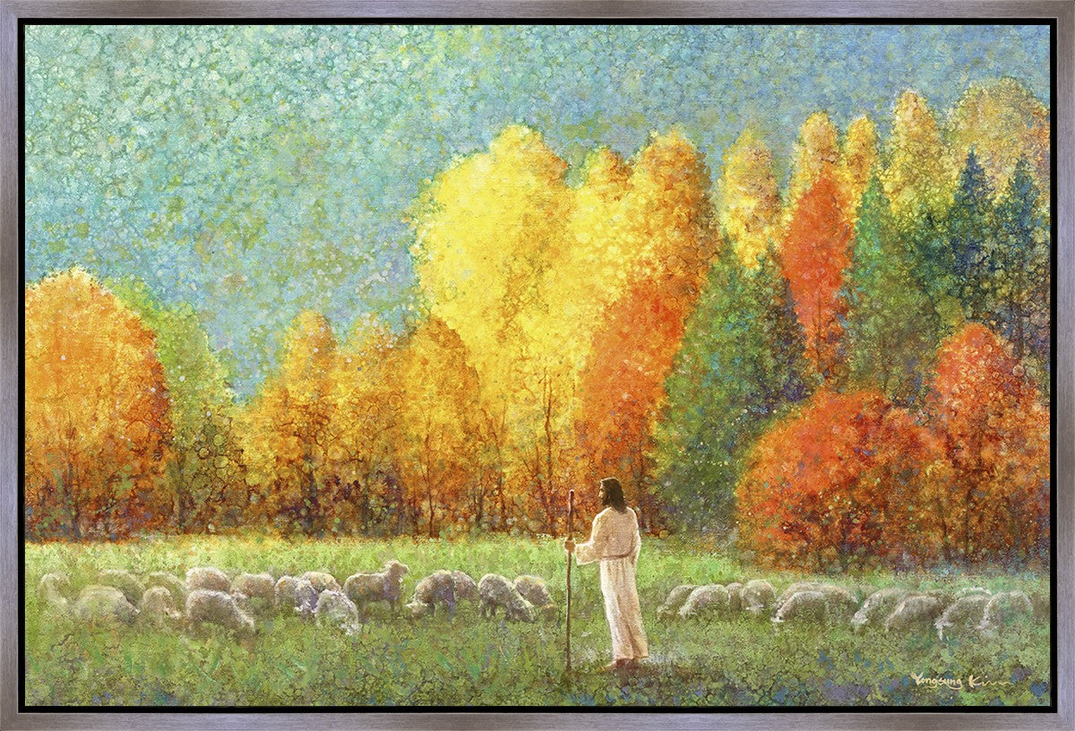 Changing Seasons Gallery Wrap Canvas Art - Stunning Seasonal Landscape Wall Decor for Living Room, Bedroom & Office