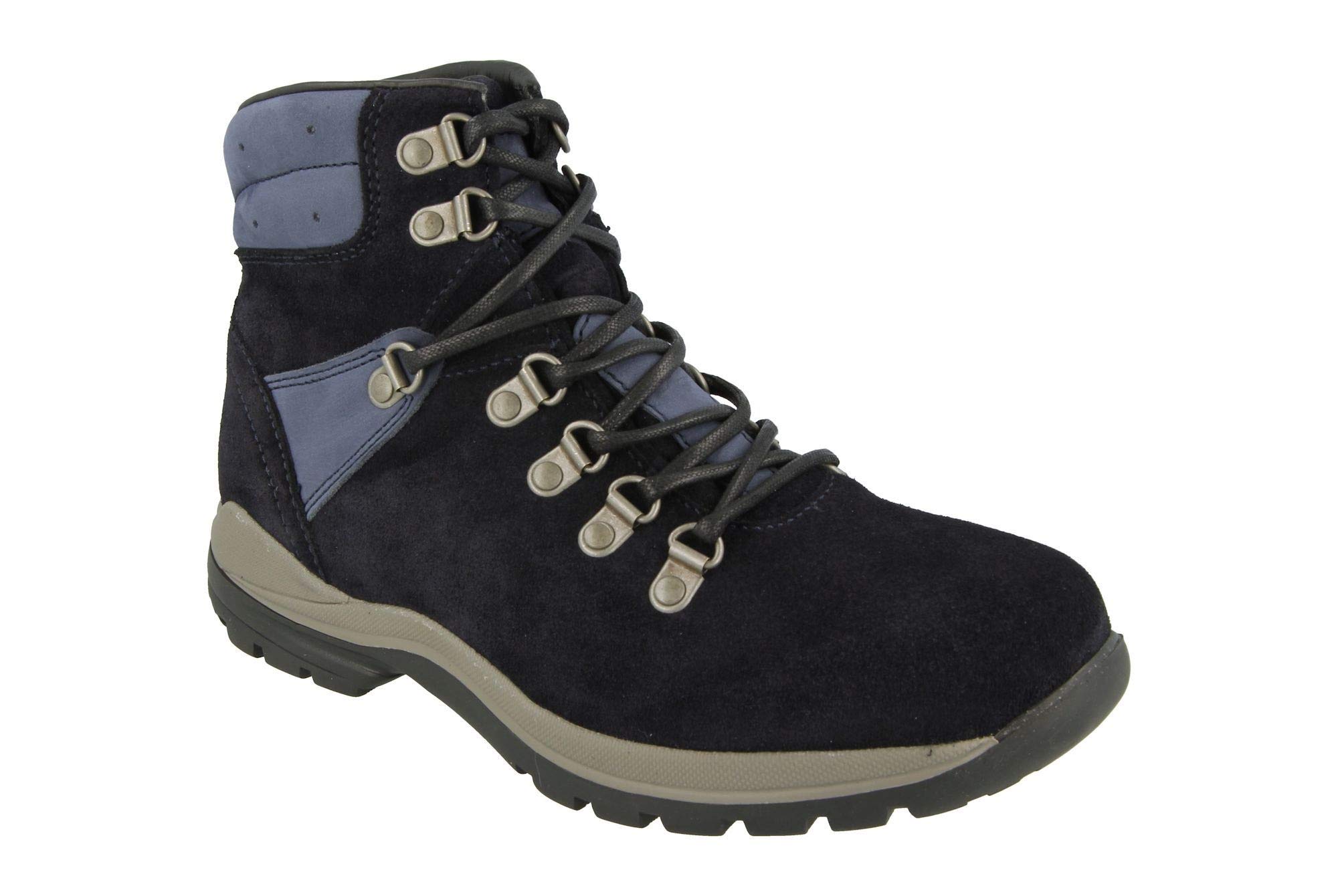 DB Nebraska Women's Wide Fit Walking & Hiking Boots - Comfortable Outdoor Shoes for Trail, Travel & Everyday Wear