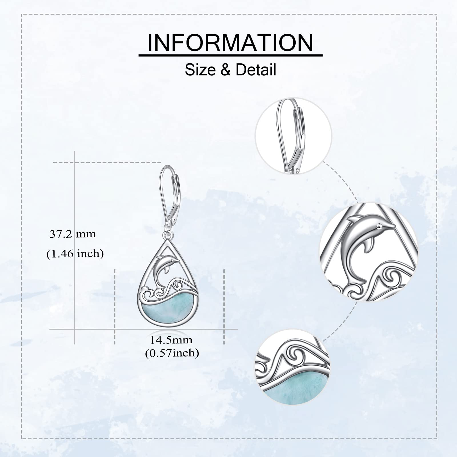 925 Sterling Silver Phoenix Hummingbird Bee Stingrays Dolphin Dangle Drop Earrings for Women - Elegant Nature-Inspired Jewelry Gift for Her, Perfect for Parties, Weddings & Everyday Wear