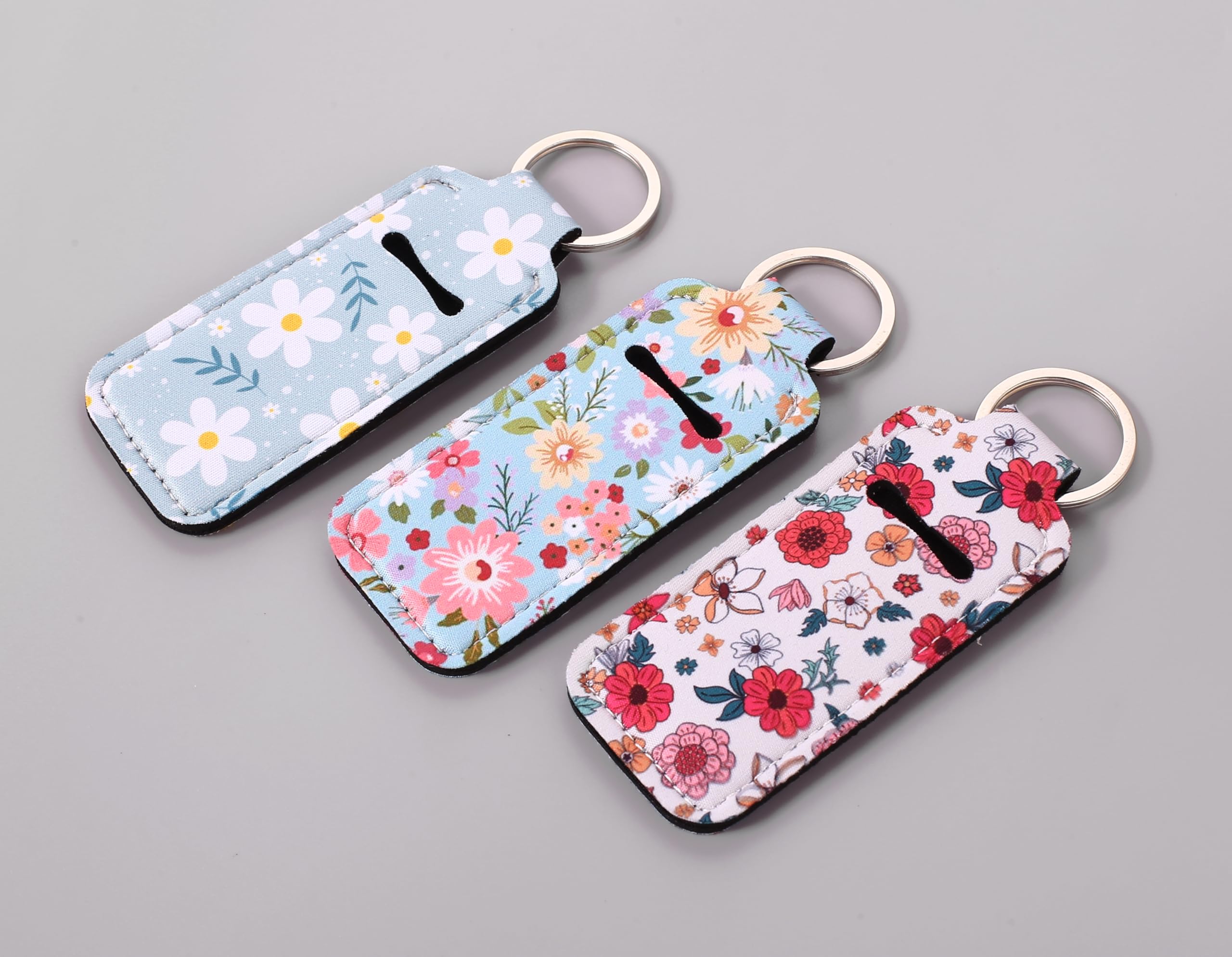 Cute Lip Balm Keychain Holder with Clip - COOKOOKY Chapstick Holder for Keys, Perfect for Travel, Gym, and Everyday Use