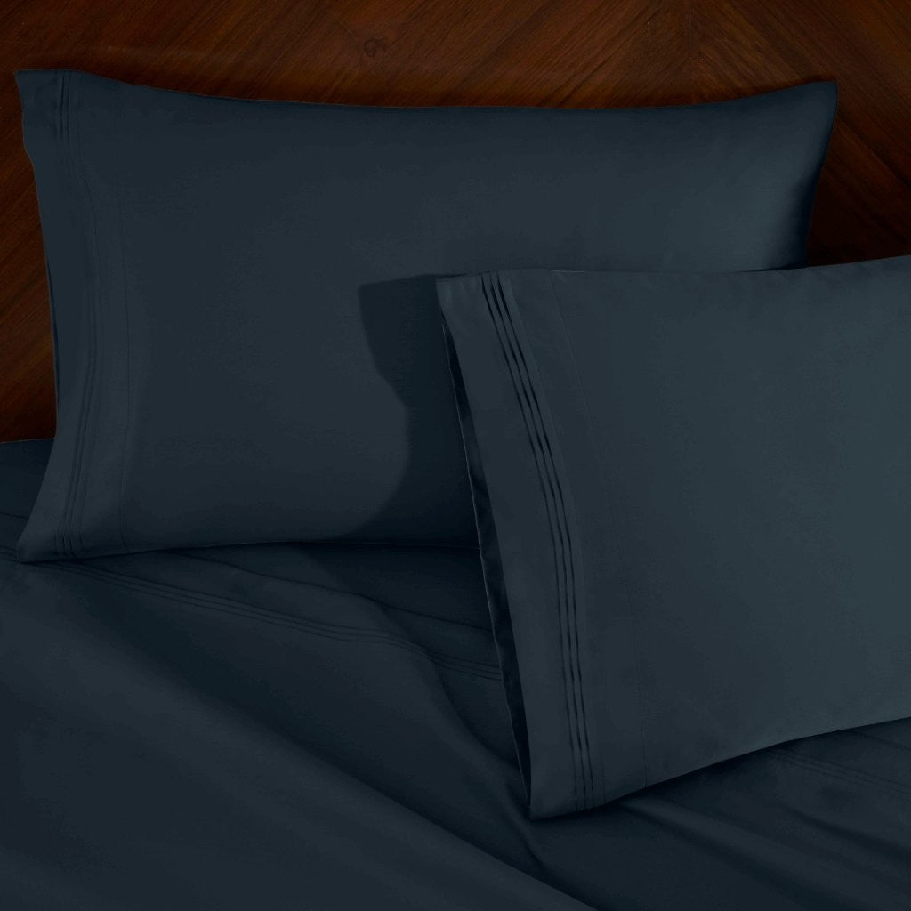 Premium 1000 Thread Count Egyptian Cotton Sheet Set - Eco-Friendly, Breathable & Hypoallergenic - Perfect for Luxury Bedding & Hot Sleepers