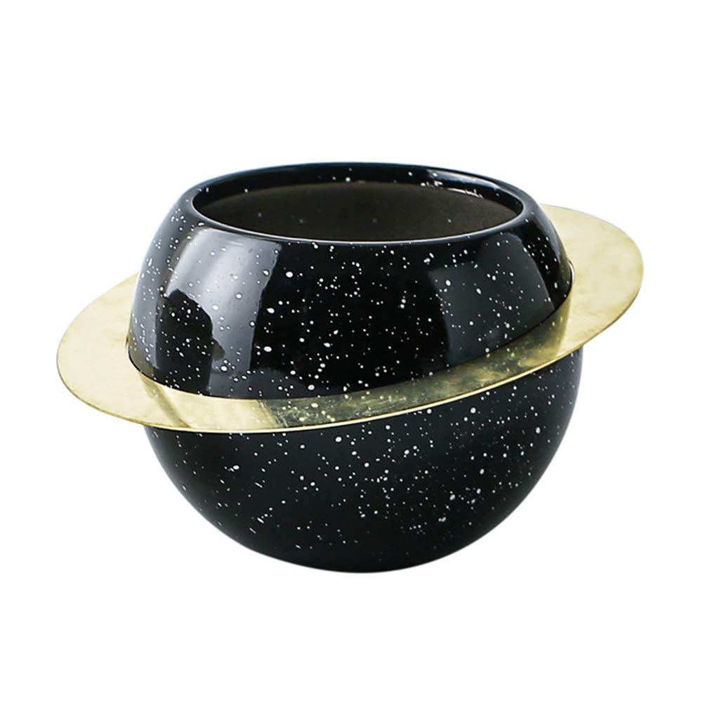 Coherny Hydroponic Flower Pot - Ceramic Non-Porous Planter for Indoor Plants, Succulents, Artificial Flowers - Perfect for Home, Office Desk Decor & Gift Ideas