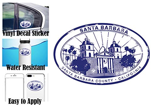 California Landmarks Passport Stamps Travel Cartoon Vinyl Stickers - Collectible Souvenir Decals for Scrapbooks, Journals & Suitcases