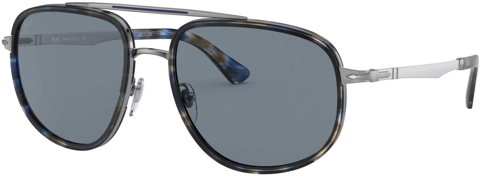 Persol PO2465S Classic Aviator Sunglasses for Men & Women - Polarized UV Protection - Stylish Pilot Shades for Driving, Travel & Outdoor Activities