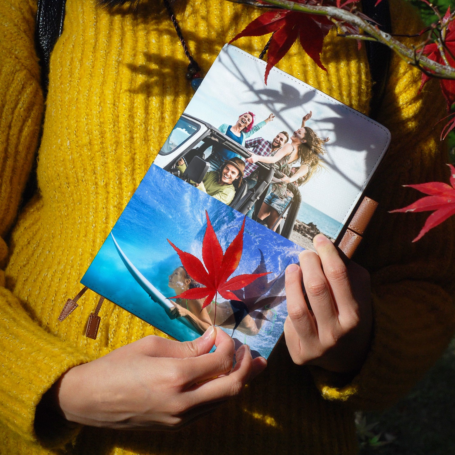 Personal Diary with 4 Photo Slots - Perfect for Scrapbooking, Memory Keeping & Journaling | Ideal for Travel, Wedding & Daily Reflections