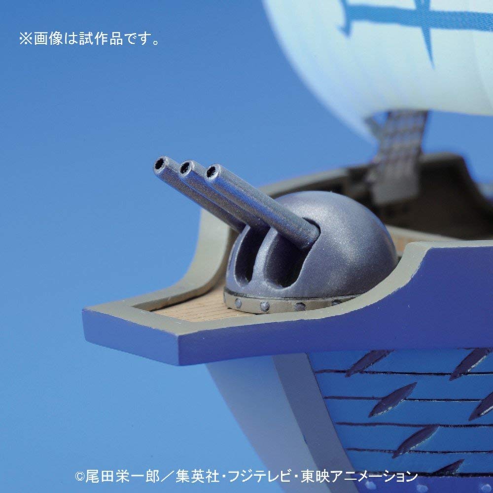 Bandai One Piece Grand Ship Collection #07 Marine Warship Model Kit - Anime Ship Building Set for Collectors & Display