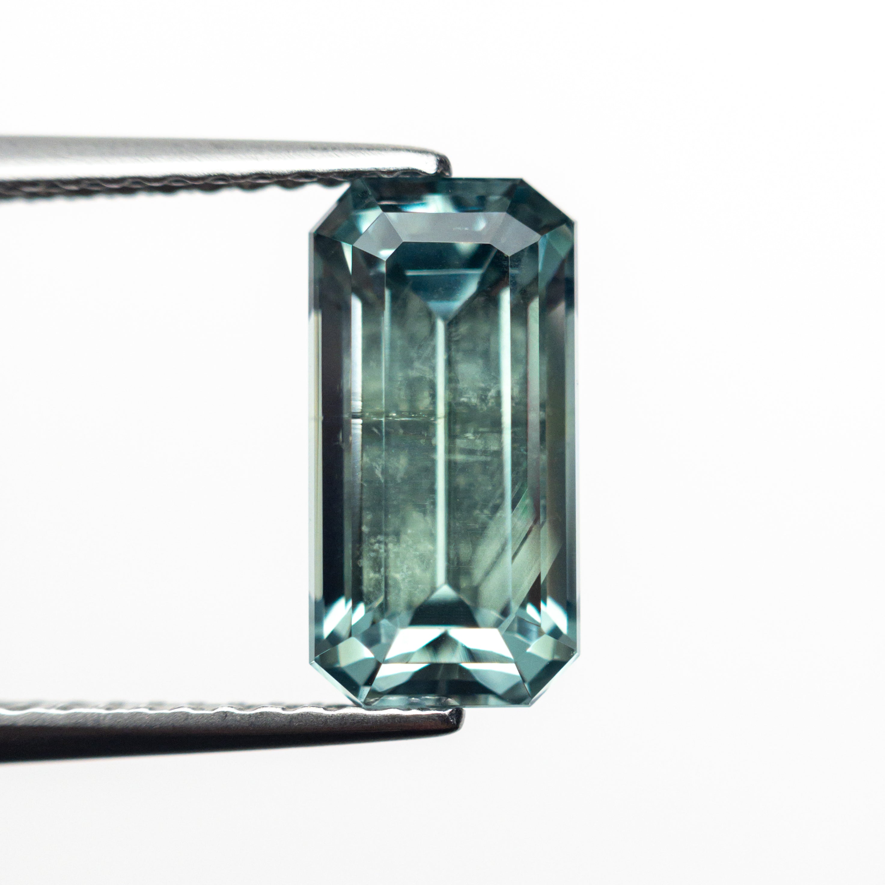 3.59ct Natural Blue Sapphire Gemstone - 11.04x5.67x5.03mm Step Cut Rectangle with Cut Corners for Engagement Rings & Fine Jewelry Making