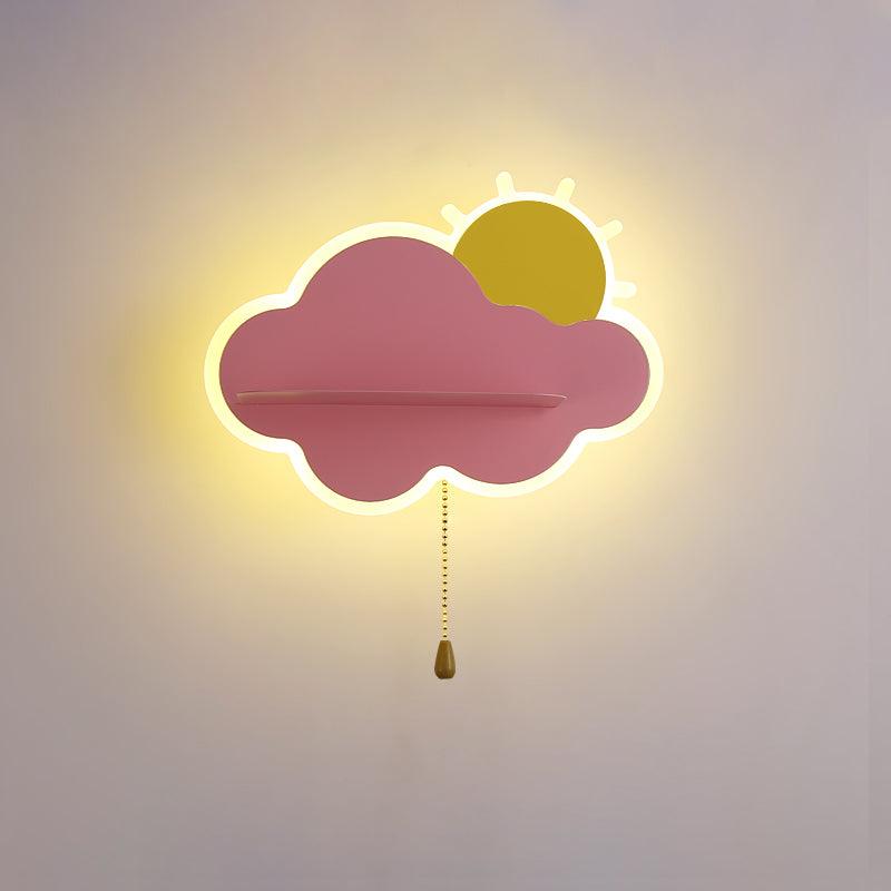 Cloud-Shaped Night Light for Kids - Soft LED Nursery Wall Lamp for Bedroom, Perfect for Baby Room Decor & Nighttime Comfort