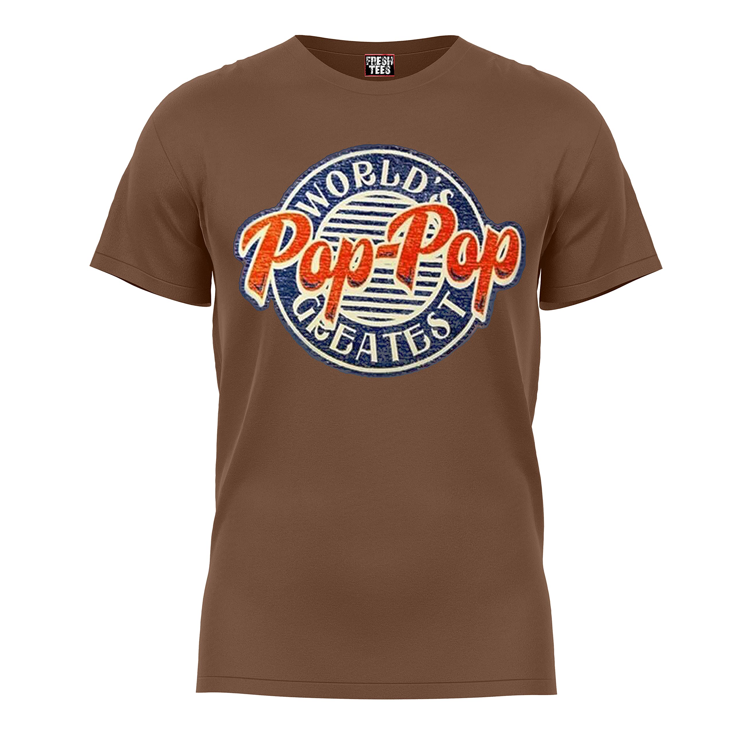 Fresh Tees® World's Greatest Pop-Pop Father's Day T-Shirt - Funny Gift for Husband, Dad & Grandpa - Perfect for Birthday, Anniversary & Family Gatherings