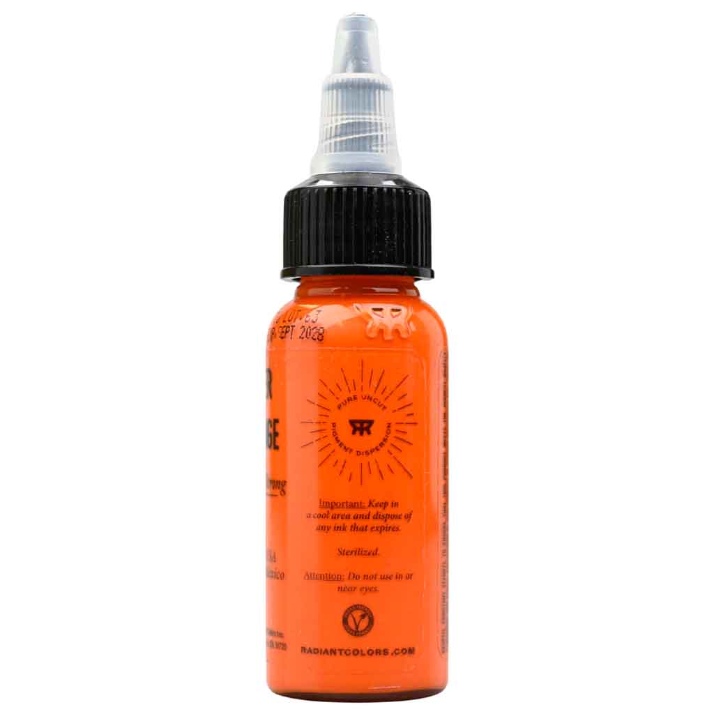 Premium Tiger Orange Radiant Ink - 1 oz Bottle for Calligraphy, Art Projects & DIY Crafts