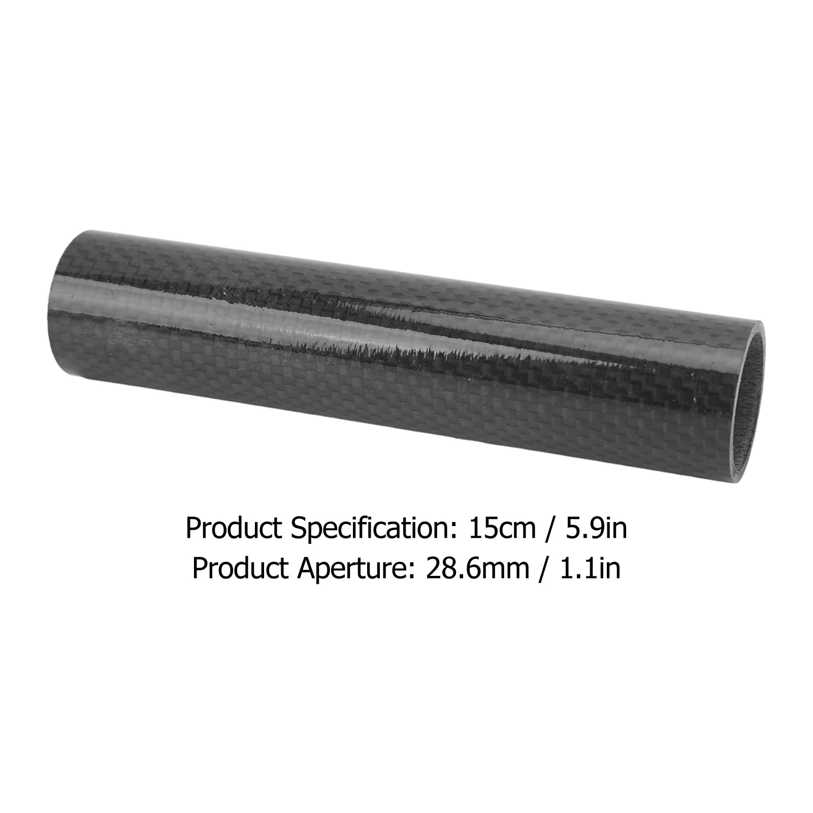 VBESTLIFE Carbon Fiber Headset Spacer - 15cm x 28.6mm Front Fork Washer for Road Bikes | Lightweight & Durable Bike Stem Spacer for Enhanced Cycling Performance | Perfect for Road Bike Maintenance & Upgrades