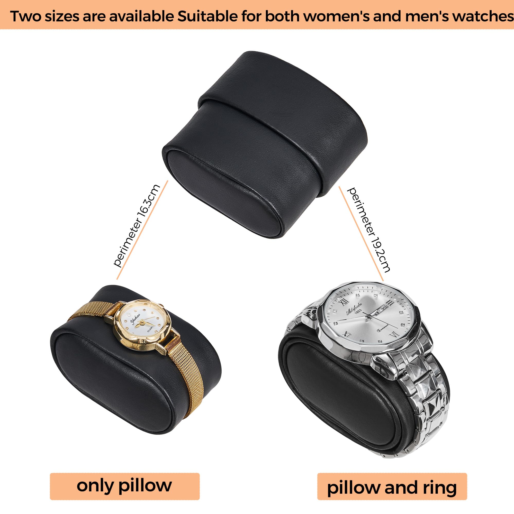 ANWBROAD Watch Winder for Automatic Watches - Super Quiet Mabuchi Motor, 4 Watch Rotator with 6 Storage Slots, LED Backlight, 4 Rotation Modes, USB Powered - Perfect for Travel, Office & Home Display