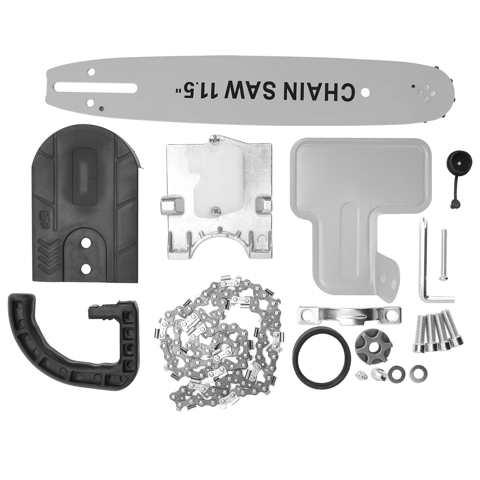 01 Chain Saw Bracket - DIY Electric Chain Saw Converter with One-Time Forming Guide Plate for Cutting Forest Branches | Perfect for Woodworking, Tree Trimming & Outdoor Landscaping