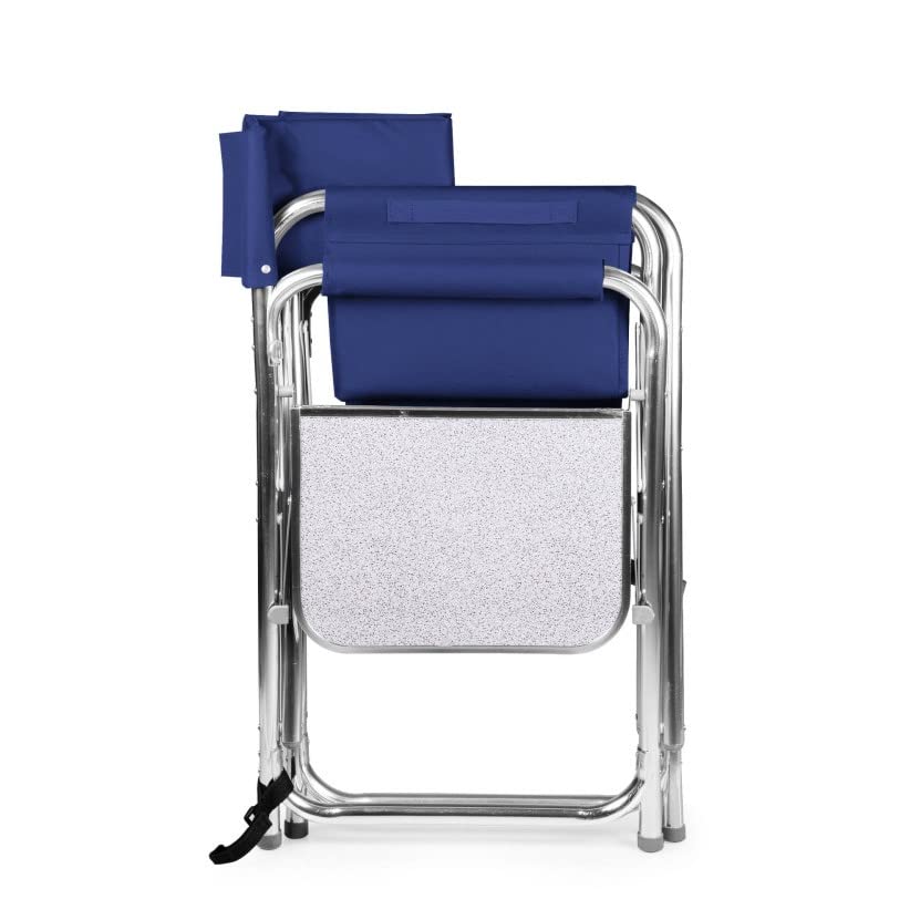 PICNIC TIME NCAA California Bears Folding Sports Chair with Side Table - Portable Beach & Camping Chair for Adults - Perfect for Tailgating, Outdoor Events & Picnics