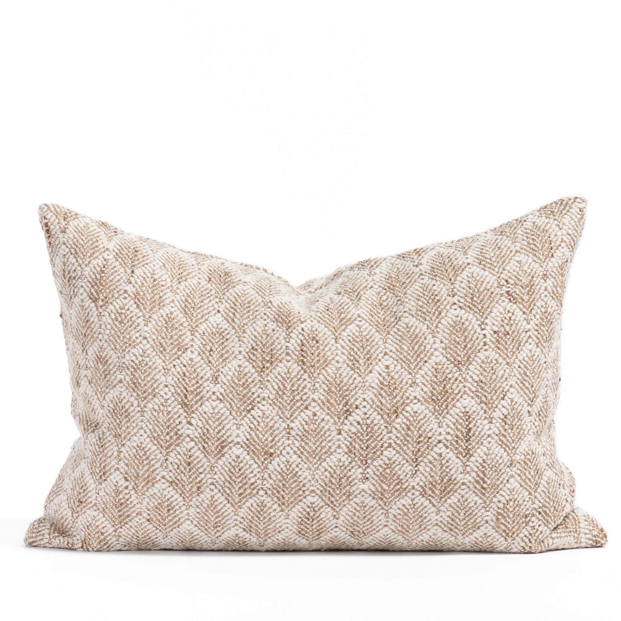 Baker 14x20 Lumbar Pillow with Burlap Cover - Supportive Cushion for Sofa, Bed & Office Chair - Perfect for Home Decor and Back Pain Relief