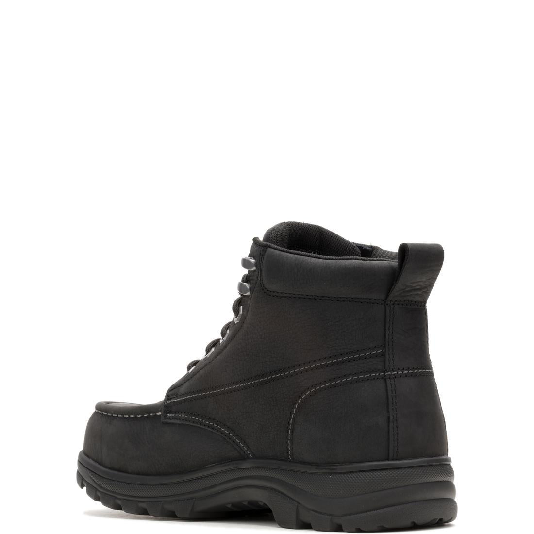 Carlsbad Moc Waterproof Steel Toe Work Boot Black