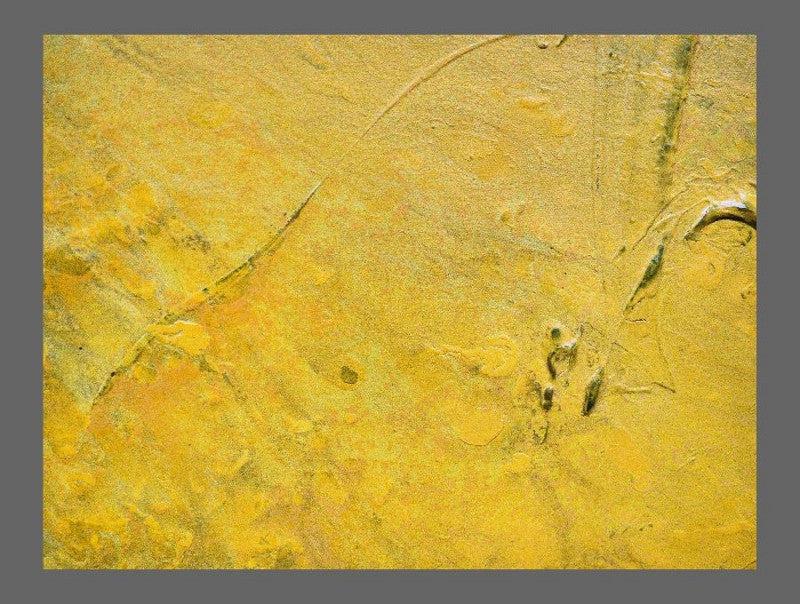Abstract Yellow Wall Art - Modern Canvas Painting for Home & Office Decor - Perfect for Living Room, Bedroom, or Workspace