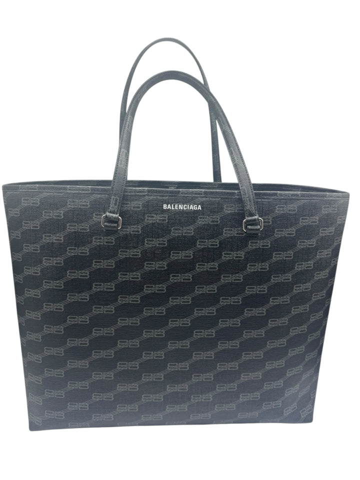 Balenciaga 2022 Large Shopper Tote Bag for Women - Designer Leather Handbag for Work, Travel & Everyday Use
