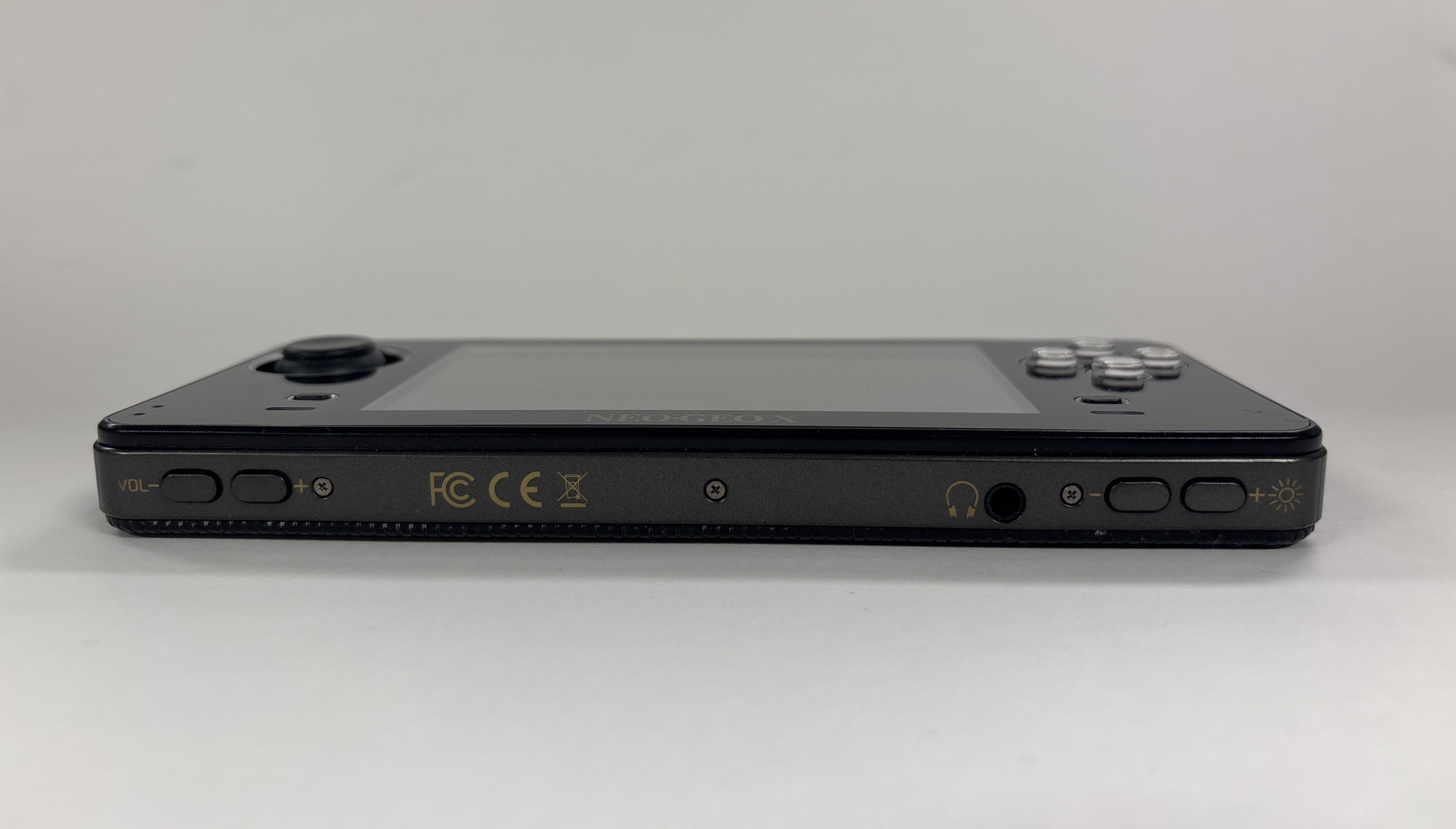 SNK Neo Geo X Gold Advanced Handheld Gaming Console with Ninja Master's - Like New Condition | Portable Retro Gaming for Travel & Home Entertainment