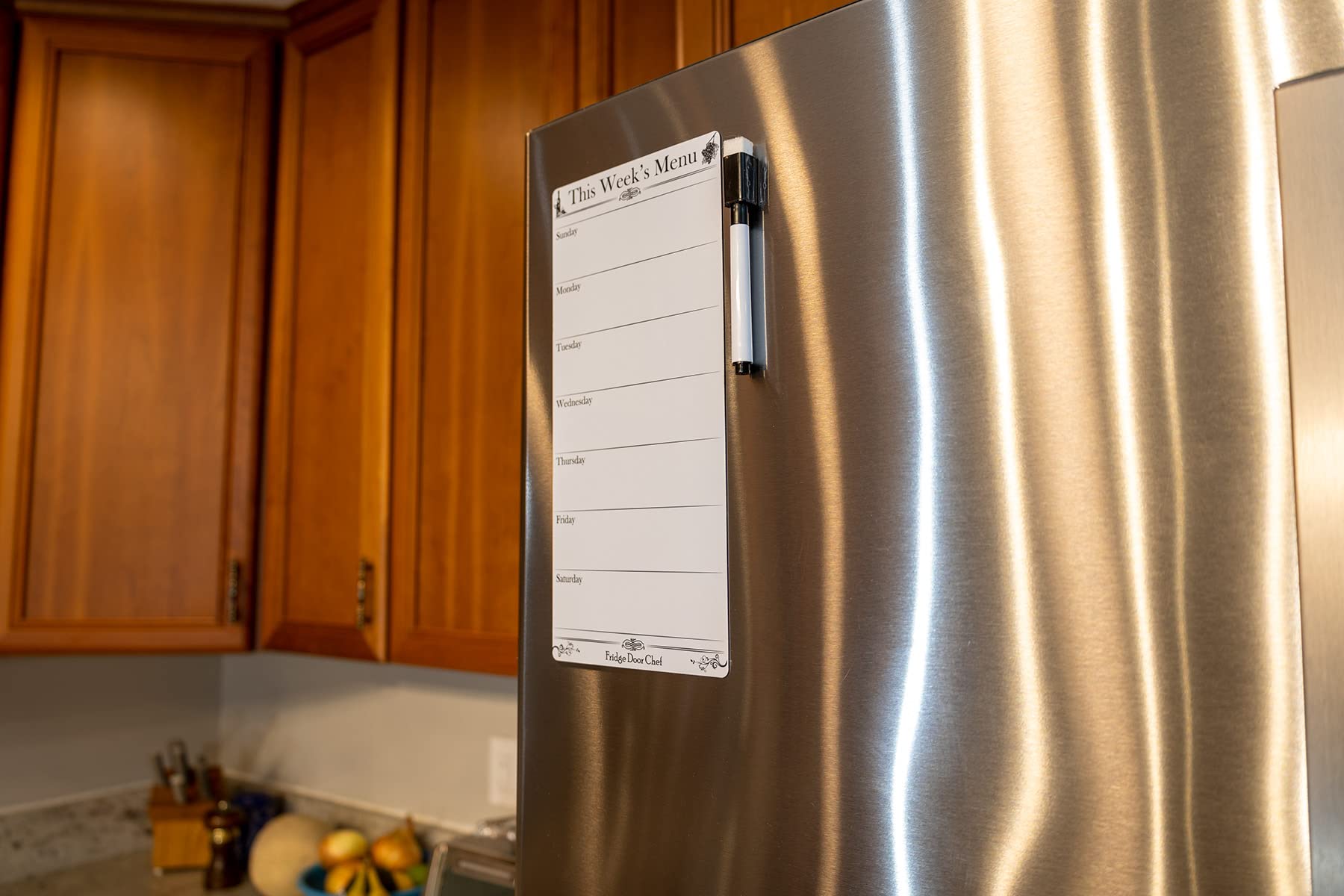 Meal Planning Magnet with Free Shopping List - Organize Weekly Menu & Save Money on Groceries | Perfect for Kitchen Fridge, Meal Prep & Family Budgeting
