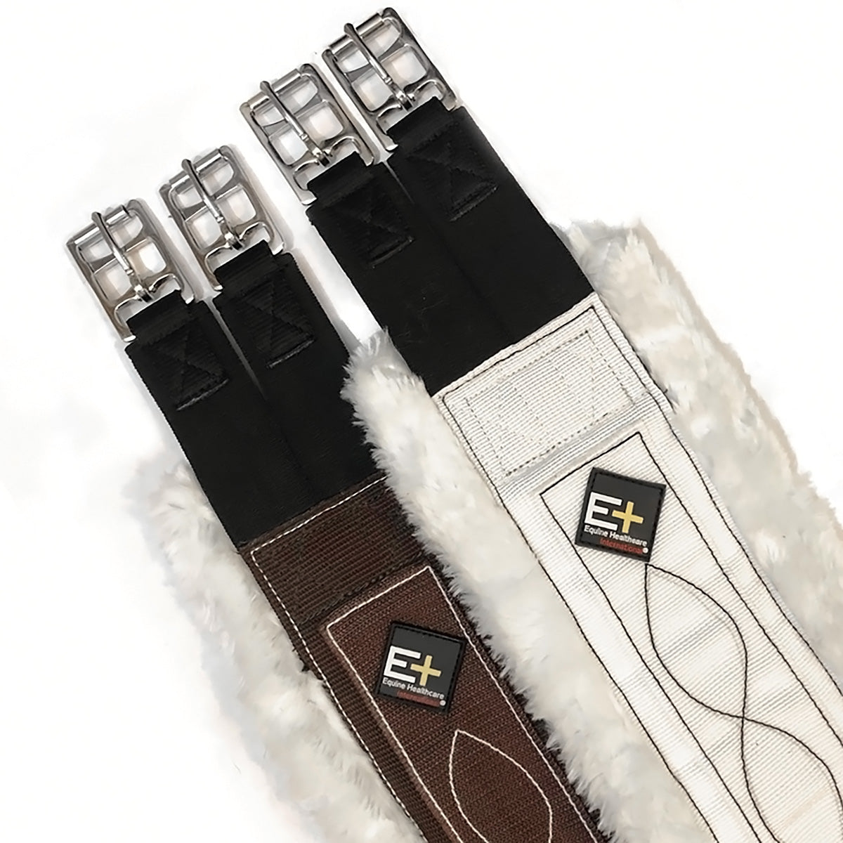 EHI Pro Series Fleece Girth for Horses - Soft & Durable Horse Riding Equipment for Training & Competition - Perfect for Equestrian Sports & Winter Riding