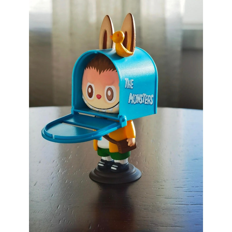 Labubu The Monsters Almost Hidden Series Mail Box - Cute Collectible Vinyl Figure for Home Decor, Office Display & Anime Enthusiasts