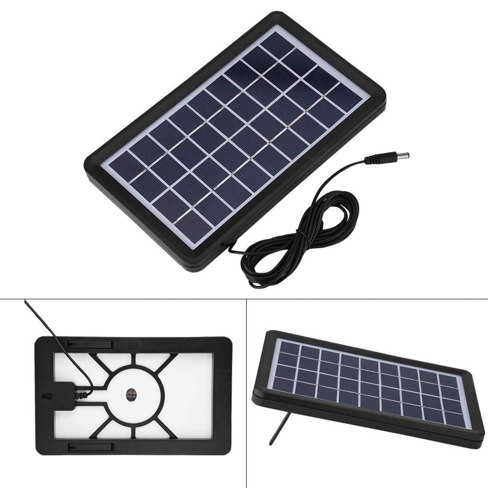 High-Efficiency 9V 3W Polycrystalline Solar Panel - 93% Light Transmittance for Battery Charging, Marine & RV Use | CiciGlow Solar Board for Boats, Camping & Outdoor Power Supply