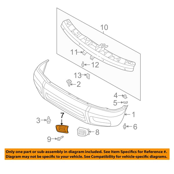 Compatible 99-04 Pathfinder Front Bumper Grill - Right Side for Off-Road & City Driving