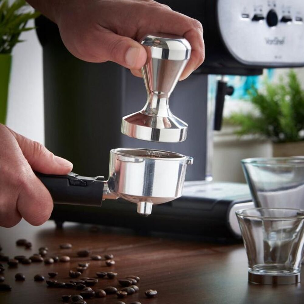 Premium 49mm Stainless Steel Coffee Tamper - Professional Espresso Barista Tool for Perfect Coffee Grounds Press | Ideal for Home Brewing & Café Use