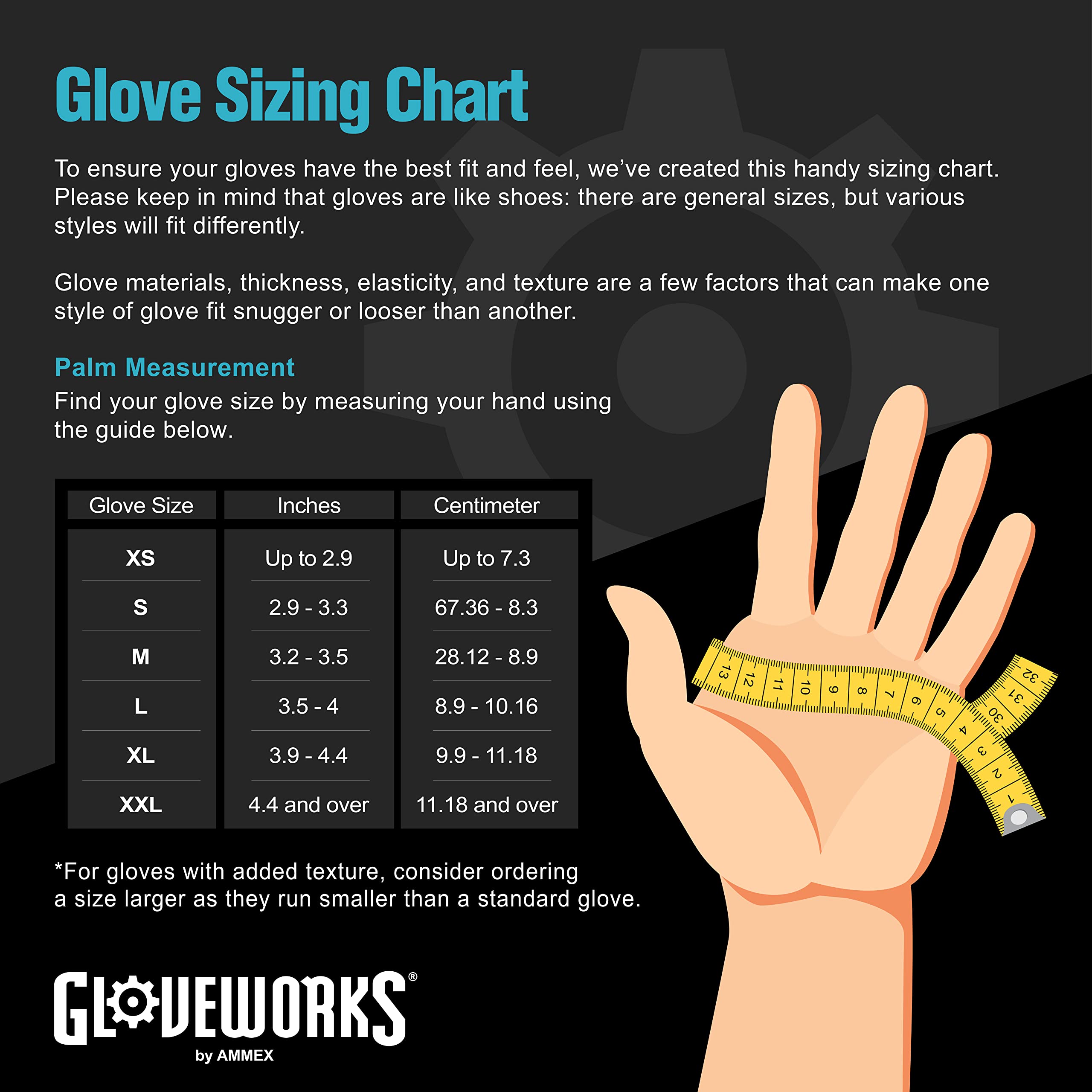AMMEX Gloveworks Industrial Blue Nitrile Gloves - Case of 1000, 5 mil Thickness, Medium Size, Latex Free & Powder Free, Textured Grip - Disposable Nitrile Gloves for Food Handling, Medical Use, Cleaning & Industrial Work