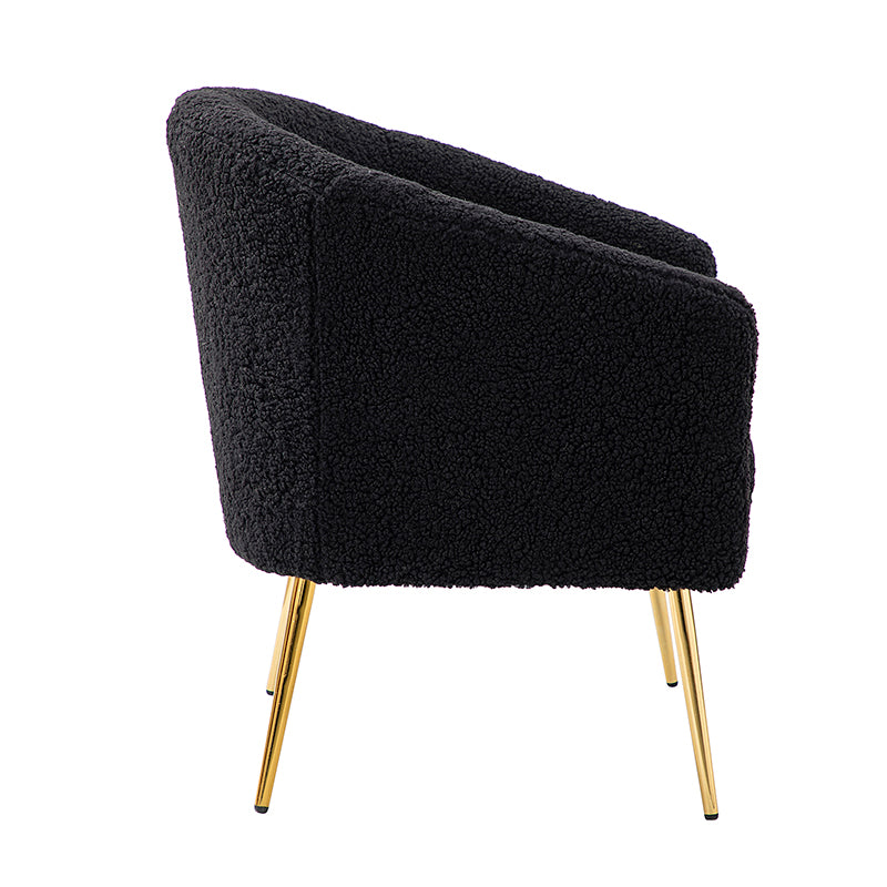Bari Barrel Armchair - Modern Upholstered Accent Chair for Living Room, Bedroom & Office - Comfortable Lounge Seating with Stylish Design