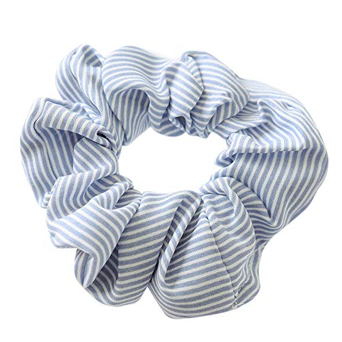 OCCOKO Velvet Hair Scrunchies - Soft Elastic Hair Bands & Ties for Women & Girls (1 Pack, Black) - Perfect for Workouts, Office & Everyday Hairstyles