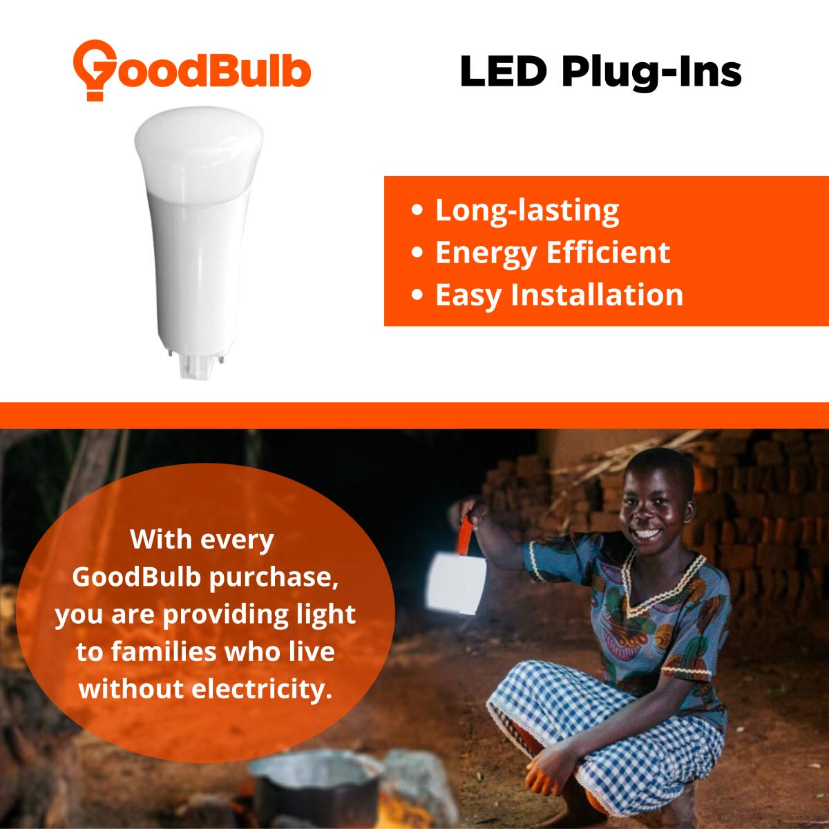 GoodBulb 13W LED Plug-in Light Bulbs - 9W Type A 4 Pin G24Q Base 2700K Soft White - 900 Lumens High Output - 140° Beam Angle - 10 Pack - Perfect for Commercial Lighting, Offices, and Retail Spaces