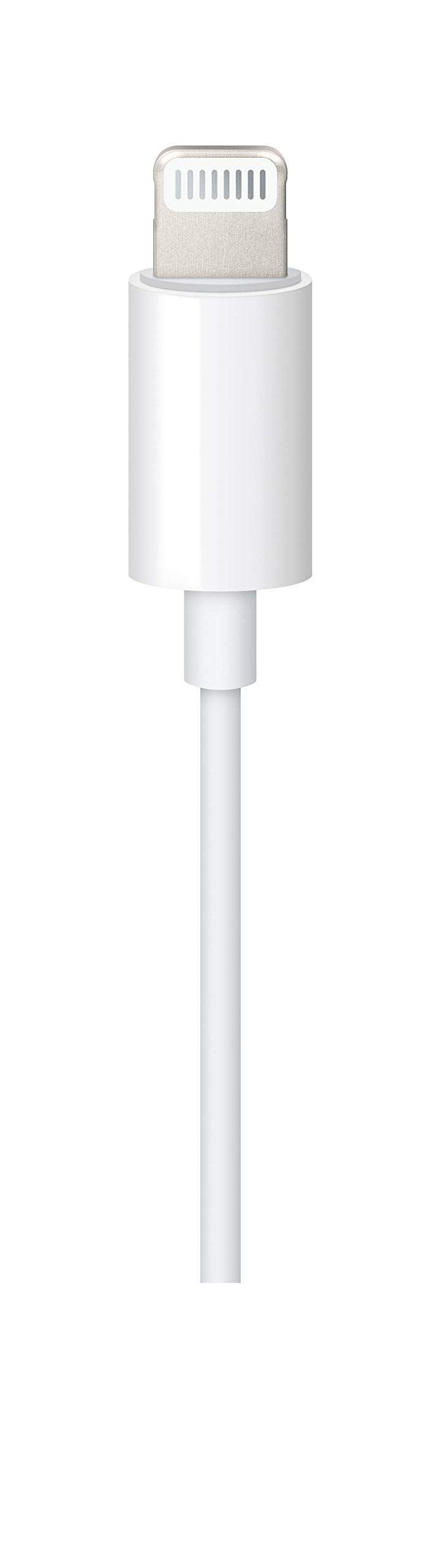 Apple Lightning to 3.5mm Headphone Jack Adapter Cable (1.2m/4ft) - White - Compatible with iPhone, iPad & iPod - for Car Audio, Home Stereo & Headphones