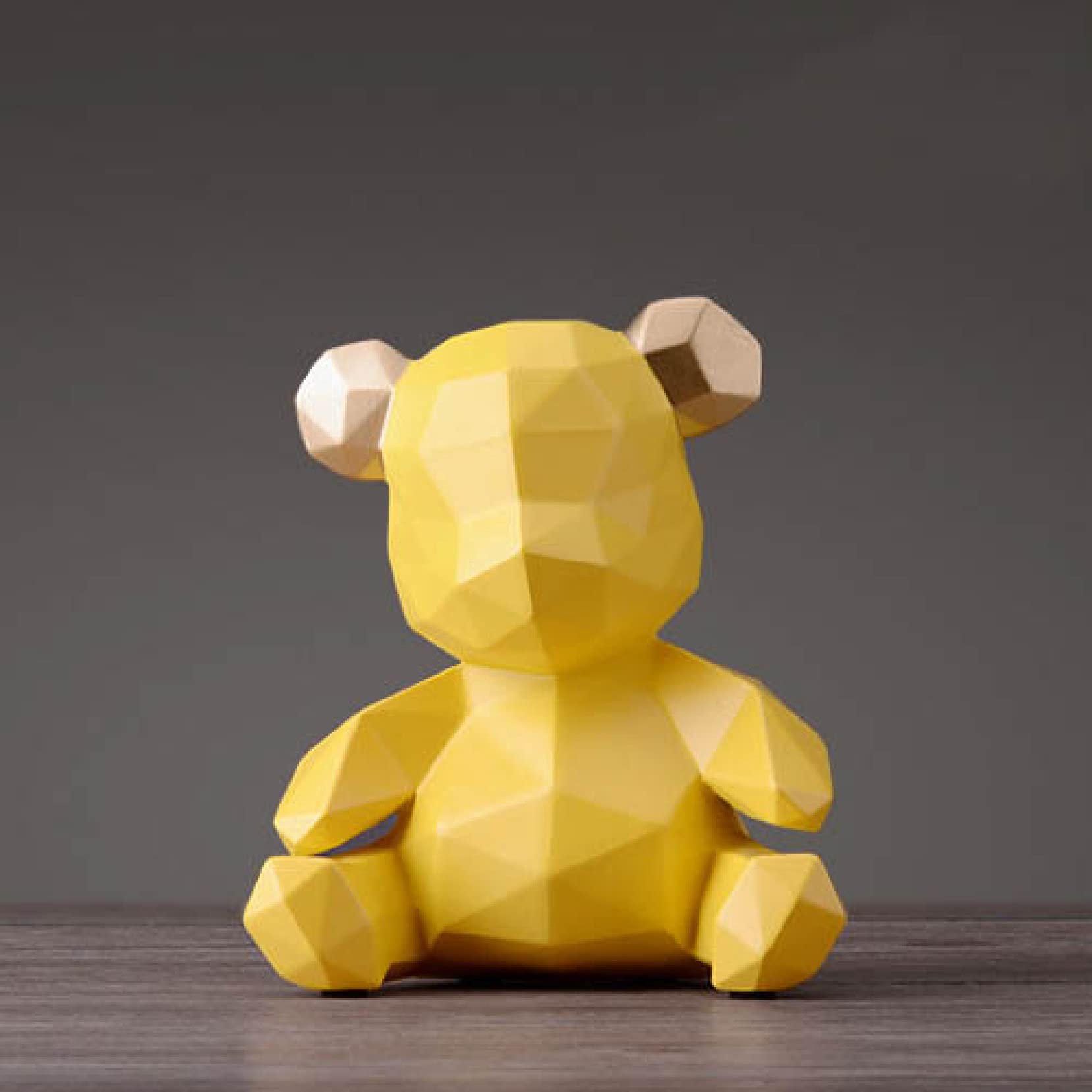 Bear Figurines - Modern Home Decor Sculptures & Art Statuettes for Kids | Cute Animal Ornaments for Nursery, Living Room & Gift Giving