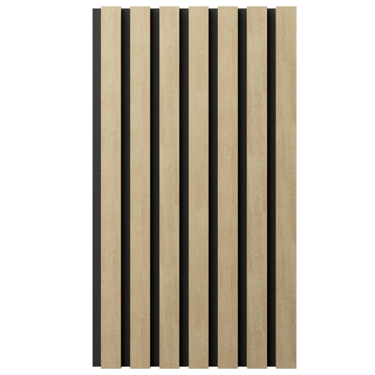 Acoustic Slat Wood Wall Panel - Natural Wood Soundproofing Panels for Home & Office - Traditional Slat Design for Modern & Rustic Interiors - Perfect for Living Rooms, Bedrooms, and Conference Rooms