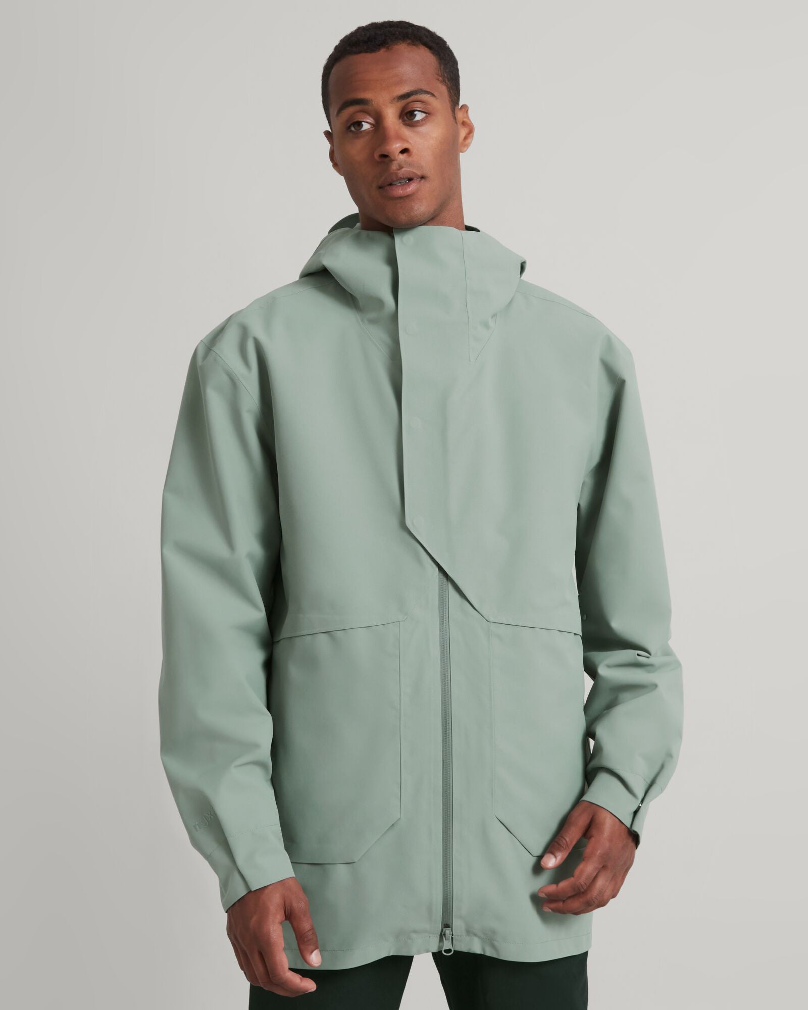 Amphi 2L Men's 3-in-1 Waterproof Parka Jacket - Gum Tree Color for Outdoor Hiking, Camping & Winter Activities
