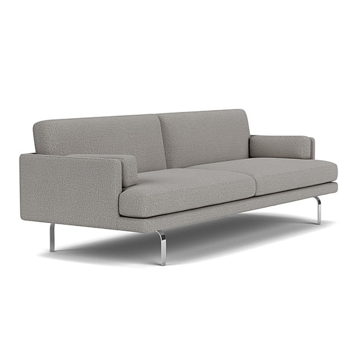 Ernest Boucle 3-Seater Sofa - Modern Upholstered Living Room Couch for Small Spaces, Comfortable Sectional Sofa for Apartments, Dorm Rooms & Cozy Home Decor