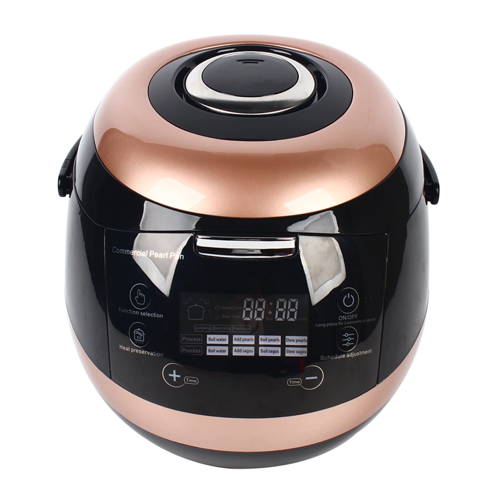 Commercial Fully Automatic Pearl Tapioca Cooker 5L - Touchscreen Electric Boba Maker for Bubble Tea, Milk Tea & Desserts (110V) | Perfect for Tea Shops, Cafes & Home Use