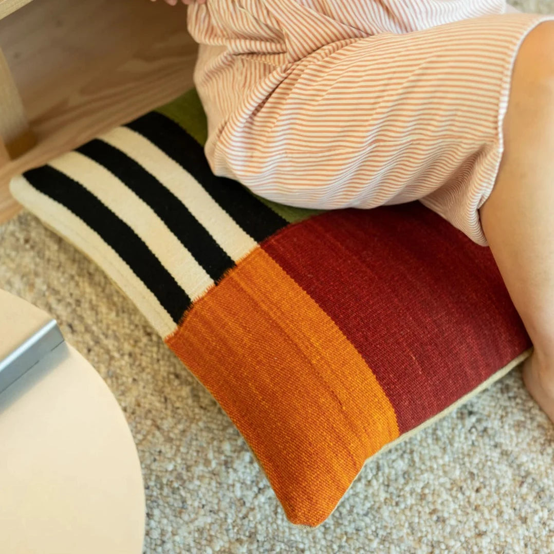 Premium Chanterelle XL Floor Pillow - Extra Large Comfort for Living Room, Bedroom & Nursery - Soft Lounge Cushion for Reading, Meditation & Relaxation