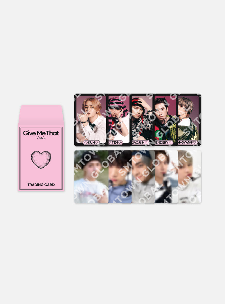 WayV 'Give Me That' The 5th Mini Album Random Trading Card Set - K-Pop Collectible Merchandise for Fans & Album Enthusiasts (Perfect for Display, Trading, and Fan Collections)