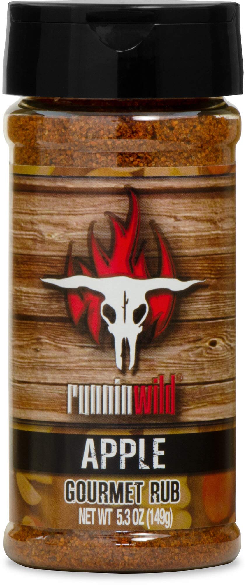 Premium Gourmet Apple Rub Seasoning - All Natural Spice Blend for Chicken, Turkey, Pork & Beef | No MSG, No Artificial Flavors | Runnin’ Wild Foods 5.3 oz | Perfect for Grilling, Roasting & BBQ Dishes