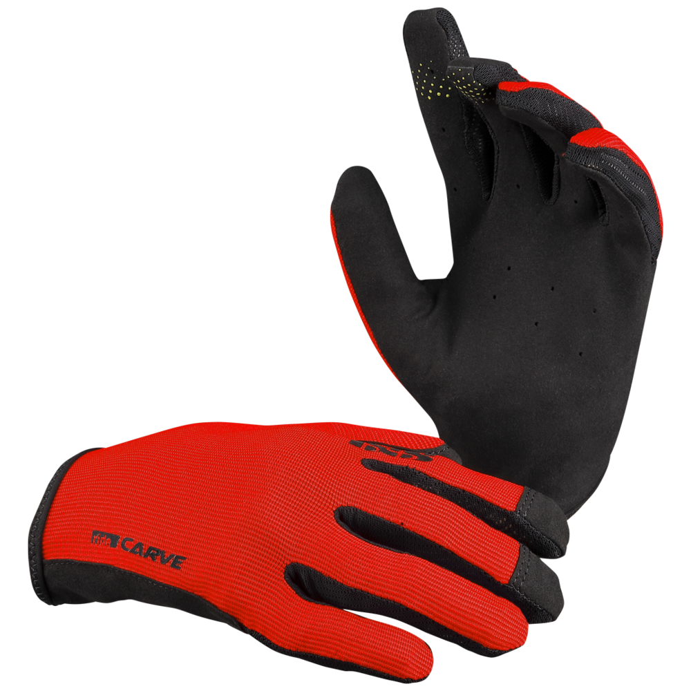 iXS Carve Full Finger Gloves - Durable Mountain Bike & Cycling Gloves for Men & Women - Perfect for Trail Riding, Downhill & BMX - Enhanced Grip & Protection