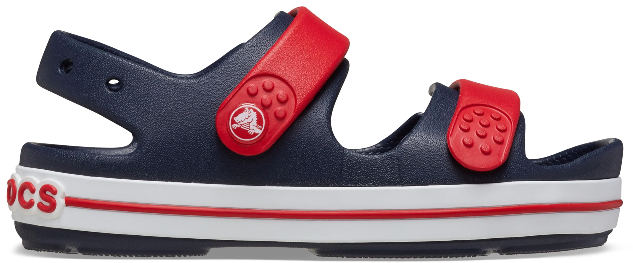 Crocs Unisex Kids' Crocband Cruiser Sandal | Lightweight Comfortable Water Shoes for Boys & Girls | Perfect for Beach, Pool, and Outdoor Play