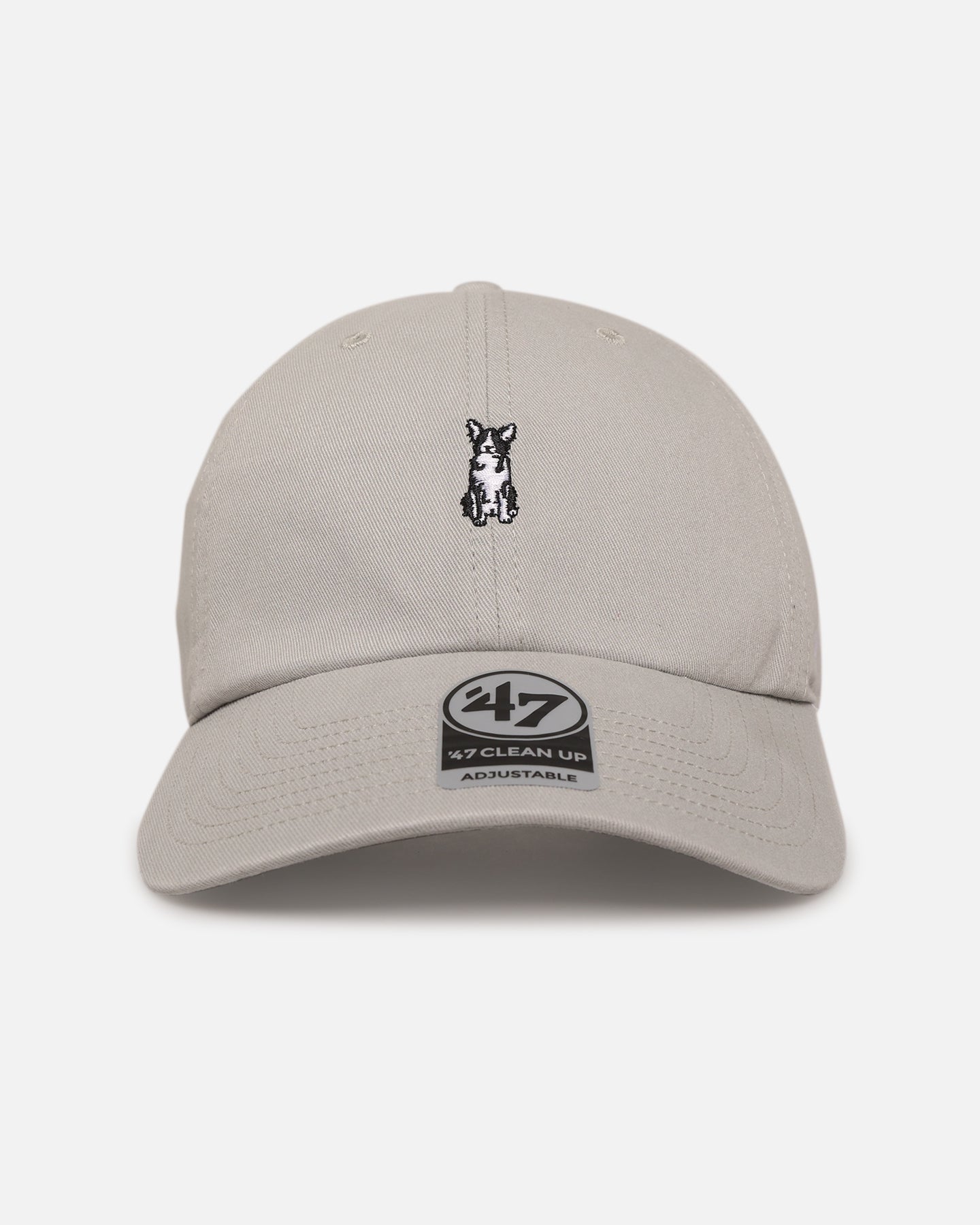 47 Brand Border Collie 'Dog Collection' Adjustable Strapback Hat - Gray Baseball Cap for Dog Lovers, Outdoor Activities & Casual Wear